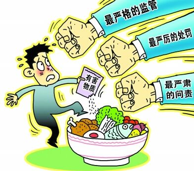 為曝光整頓食品安全問題點贊